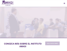 Tablet Screenshot of institutoamagi.org